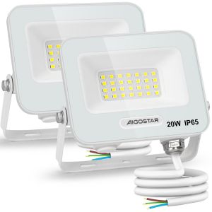 Aigostar focos LED exterior 20w 6500k,2 pcs
