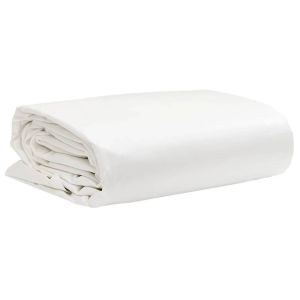 vidaXL lona blanca 6x8 m 650 g/m²
