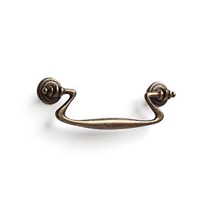 Tirador para mueble rei 3101 | cc 96 mm | cuero viejo | 10 uds. | zamak