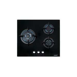Placa de gas cata cci-6021 bk 3 quemadores 1,75-3,5 kw