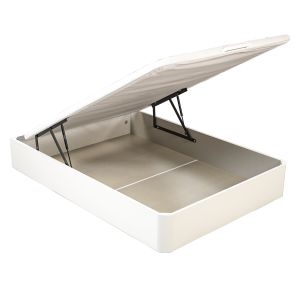 Canapé 150x190 royal sleep blanco esquinas redondas montaje incluido