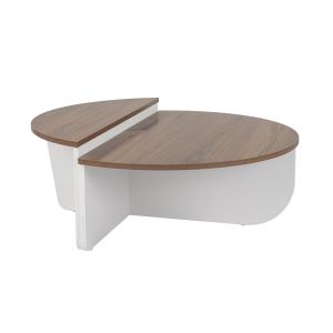 Mesa de centro de madera <<orion>> 90 x 60 x 30 cm - nogal