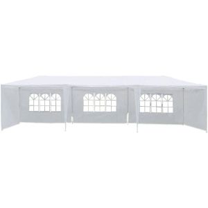 Carpa de recepción carolina en poliétileno - 3 x 9 m