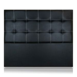 Cabeceros tritón tapizado polipiel negro 130x120 de sonnomattress