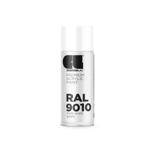 Spray premium acrylic mate ral cosmos lac 500 ml (ral 9010 blanco puro)