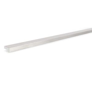 Tirador aluminio modelo angle acabado efecto inox dist. 640mm.