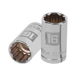 Llave vaso bihexagonal, cuadro 1/2" - 16 mm