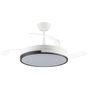 Ventilador de techo plumax negro cct regulable 107cm