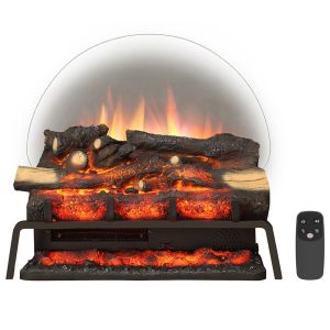Chimenea eléctrica BALDERIA Lily - insertable, 1500 w - negro