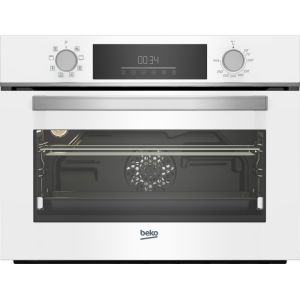 Horno compacto beko bbcm18300w multifunción cristal blanco a