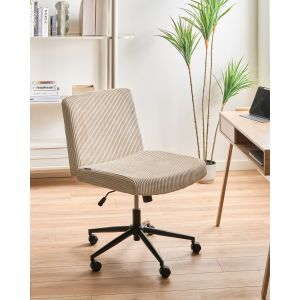 Silla de escritorio geddes pana beige