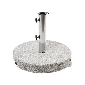 Base para sombrilla cerzeto redonda gris 30 kg