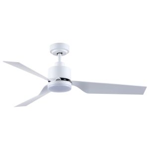 Ventilador de techo con luz LED flip con motor silencioso blanco ø127