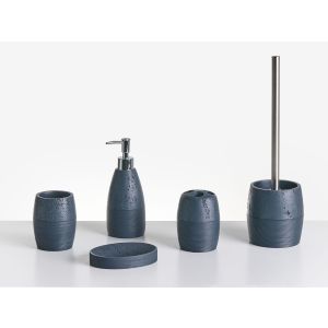 Conjunto de 5 accesorios de baño yarapa azul oscuro