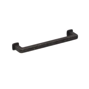 Tirador para mueble en zamac 780 dist entre ejes 128mm negro lote de 25