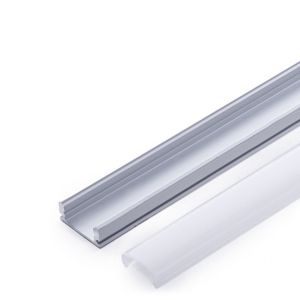 Perfíl aluminio para tira LED - difusor opal su-a1707 x 2m