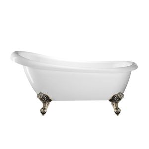 Bañera con patas richmond  155 cm patas águila bronce envejecido