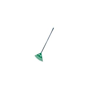 Escoba para hojas xl - 27 dientes - metal/plástico - verde - 173 cm