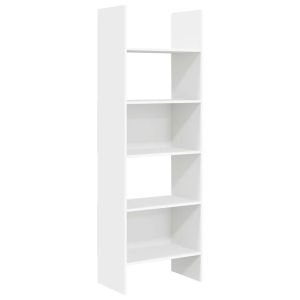 vidaXL estantería librería madera contrachapada blanco 60x35x180 cm