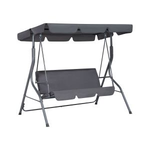 Columpio chaplin metal gris oscuro