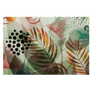 Papel pintado tnt 312x219 hojas abstractas tulup