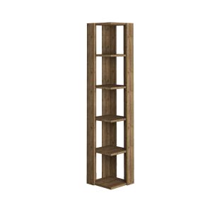 Estantería de madera <<nati>> - 32 x 32 x 161 cm - marrón