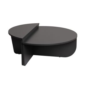 Mesa de centro de madera <<orion>> 90 x 60 x 30 cm - antracita