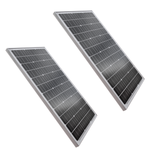 Pack x2 panel solar 100w 18v monocristalino módulo fotovoltaico