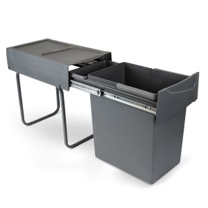 Contenedor de reciclaje recycle de 20 l para cocina, fijación inferior y