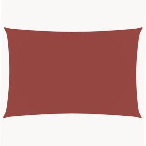 vidaXL toldo de vela rectangular tela oxford terracota 2x5 m