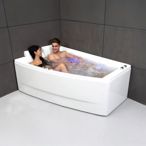 Bañera hidromasaje   sangha duo wave gauche  170 x120 x63   cm, spalina