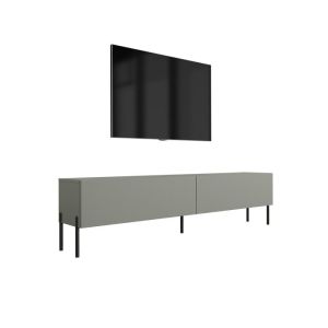 Mueble tv moderno - verde aloe - paneles 16 mm - 170 x 52 x 32 cm