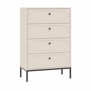 Comoda - 3xe living - 4 cajones - cachemira (beige) - paneles de melamina/m