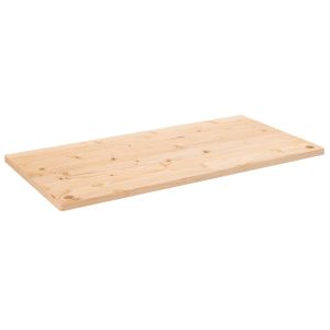 vidaXL tablero de escritorio madera maciza de pino 100x60x2,5 cm