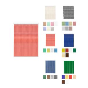 140 x 240 cm | diana - rojo cristal | cortinas de exterior impermeables –
