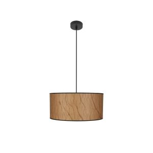 CoLGante papiro 1xE27 pergamino/negro regx40x40 cm