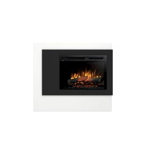 Chimenea eléctrica LED independiente pulmari, blanca