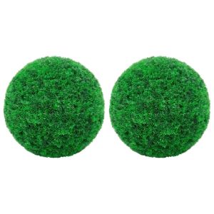 Bolas de boj artificial 2 unidades 52 cm eerf3221