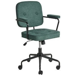 Silla de escritorio pawnee tela verde oscuro