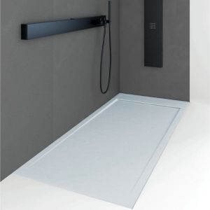Plato de ducha resina quore ceniza  80x150cm
