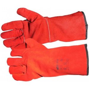 Thermal guantes soldador anticalor comfort rojo - talla 10