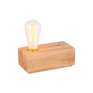 Lámpara de sobremesa wood madera  kelektron - 60 w - madera - madera