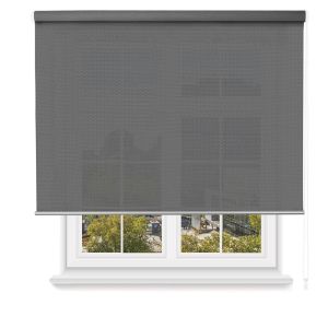 Estor enrollable screen apertura 5% (120x200cm,negro)-home mercury