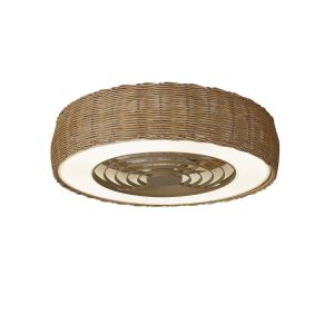 Ventilador de techo kilimanjaro mini beige cct regulable 58cm