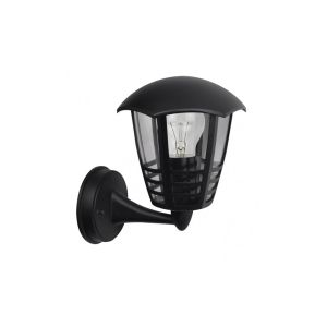 Alnilan outdoor wall light 1xe27 aluminium / polycarbonate black