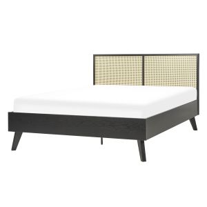 Cama ratán monpazier 140 x 200 cm negro