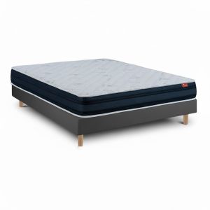 Conjunto viscoflex 200x150 cm colchón 22 cm y sommier
