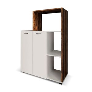 Armario multiusos catterhouse delfos 123 de 90x41x123cm con 3 compartimento