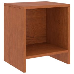 Casa lúmina - set  de 2 mesita de noche marrón madeira  35 x 30 x 40 cm