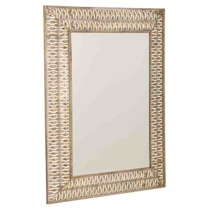 Espejo de metal dorado 63x4.5x83